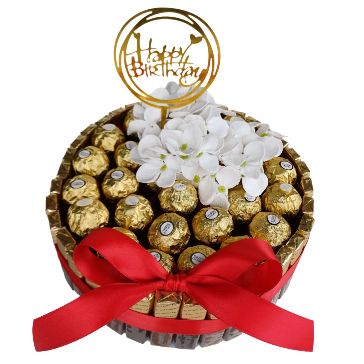 Merci & Ferrero Rocher Chocolate Cake